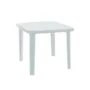 Πλαστικό Τραπέζι για Εξωτερικούς Χώρους Λευκό 70x70εκ
