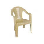 Πλαστική Καρέκλα Ερμής Μπεζ Χρώμα 58x58x79cm