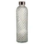 Μπουκάλι Γυάλινο Νερού με Βιδωτό Καπάκι 1lt