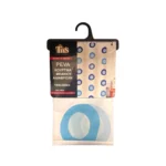 Κουρτίνα Μπάνιου 180x220εκ Αδιάβροχη PEVA Γαλάζιο Σχέδιο