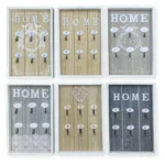 Ξύλινη Κλειδοθήκη (6 σχέδια) 20x3x30εκ