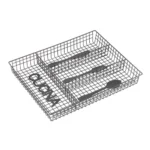 Κουταλοθήκη Συρταριού Μεταλλική 32x26εκ Μαύρη