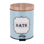 Πεντάλ Μπάνιου 5lt Γαλάζιο Σχέδιο Bath