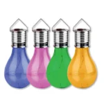 Ηλιακή Λάμπα Κήπου Led 7,5x16cm Χρωματιστή