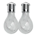 Ηλιακή Λάμπα Κήπου Led Λευκή 7,5x16cm