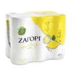 Ζαγόρι Ανθρακούχο Νερό Λεμόνι 6x330ml