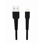Swissten Lightning USB Καλώδιο 1m μαύρο