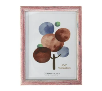 Κορνίζα Τύπου ξύλο χρωματιστή 15x20cm