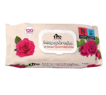 Μωρομάντηλα Αρωματικά 120τεμ. “Τριαντάφυλλο”
