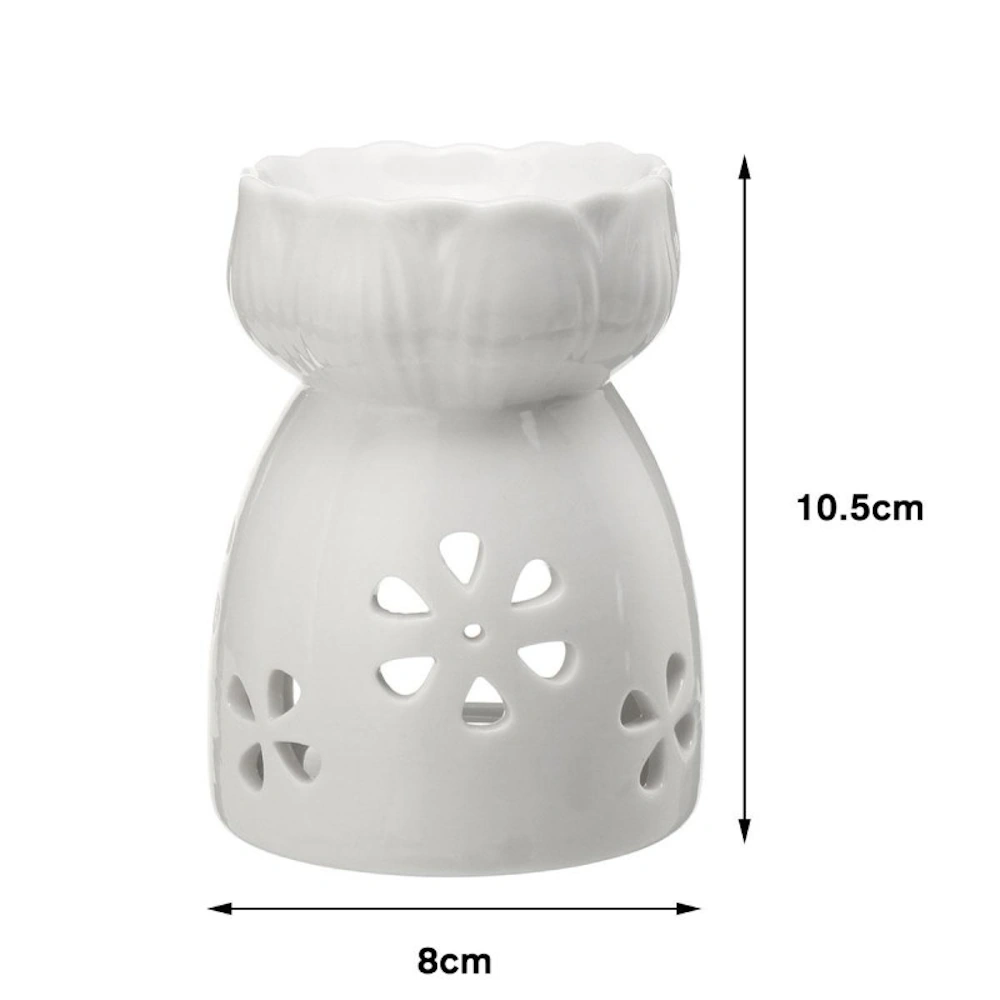 Αρωματιστής Κεραμικός 8x8x10,5 ΣΕΤ Με WAX MELTS "Lily" 66gr