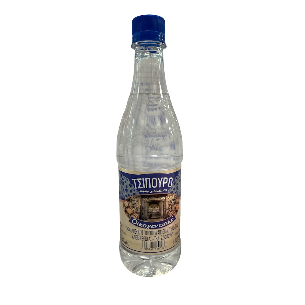 Τσίπουρο Οικογενειακό φιάλη ΠΕΤ 500ml