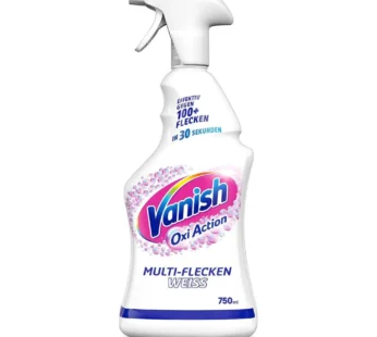 Vanish Stain Cleaner Oxi Action Spray White 750ml
