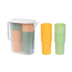 Κανάτα Μεζούρα 3L Με 4 ποτήρια των 330ml SET